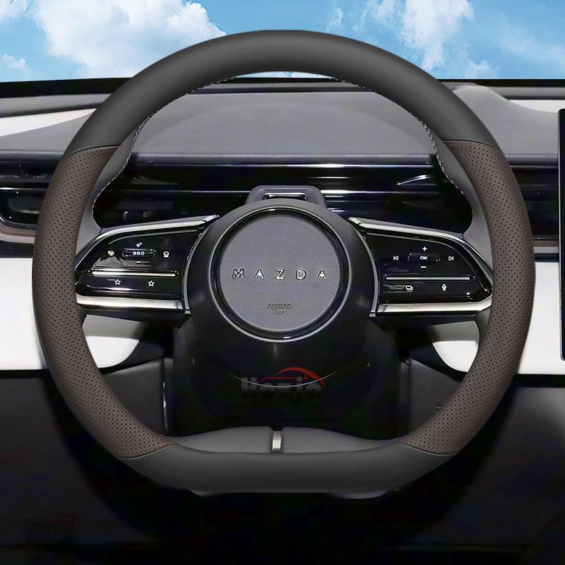 Leather Car Steering Wheel Cover for Mazda EZ60 EZ 60 2025 Accessories