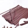 Disposable Three Hole Coffee Straw Stirring Rod for Hot Drinks, Small Straw Independently Packaged 17CM Long For Party Festive