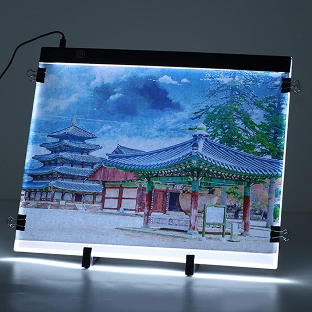 LED Tracing Stand, A3 Size, Thin Tracing, Stepless Dimming, 12000K Color Temperature, Eye Protection, USB Powered