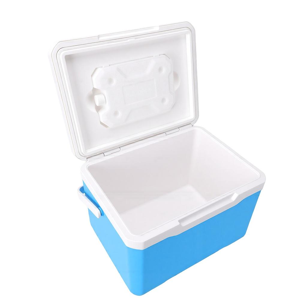 Insulated Ice Chest Box 13L Portable Ice Retention Cooler for Beach Camping Picnic Fishing Barbecue