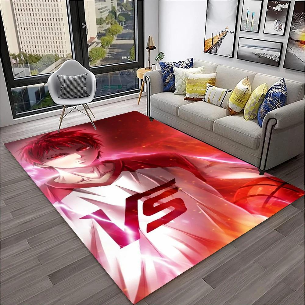 3D Anime Kuroko's Basketball Cartoon Carpet Rug for Home Living Room Bedroom Sofa Doormat Decor,kids Area Rug Non-slip Floor Mat