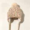 Windproof Knitted Cycling Hat Thickened Cold Proof Hat Warm Winter Knit Cap  for Women Girls