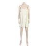 Women S Yellow Flower Cotton Modal SleeveleSS dreSS Ggw1231l