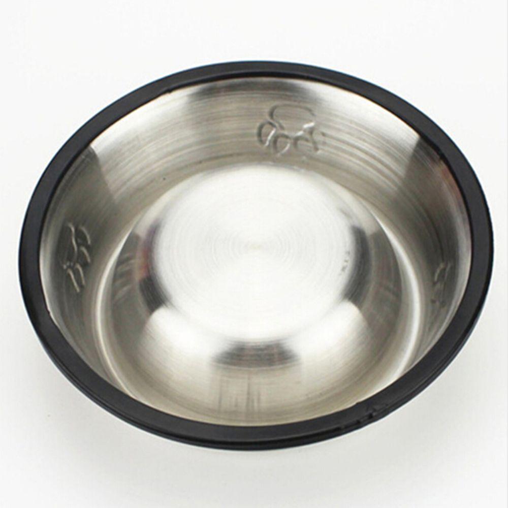 Puppy Food Holder Stainless Steel Pet Feeding Pet Bowl Water Dish Dog Bowl