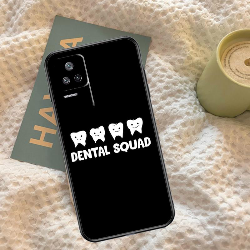 Dentist Tooth Pattern Case For Xiaomi 15 Ultra 13 14 11T 12T 13T 14T Pro POCO X7 Pro F5 F6 M6 X3 X5 X6 Pro Cover