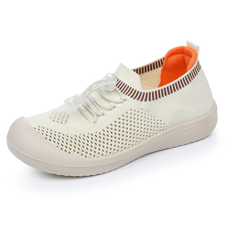Shoes women's summer new fashionable versatile breathable women's single shoes soft sole non-slip one pedal shallow lazy shoes