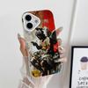 Graffiti Art Jelly Double Layer White Mobile Phone Case for iPhone 17 16 15 14 13 12 11 Air Pro Max Plus Protective