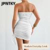 JPNTKY Women's Fashion Summer Spring Solid Color Print Sleeveless Casual Dresses