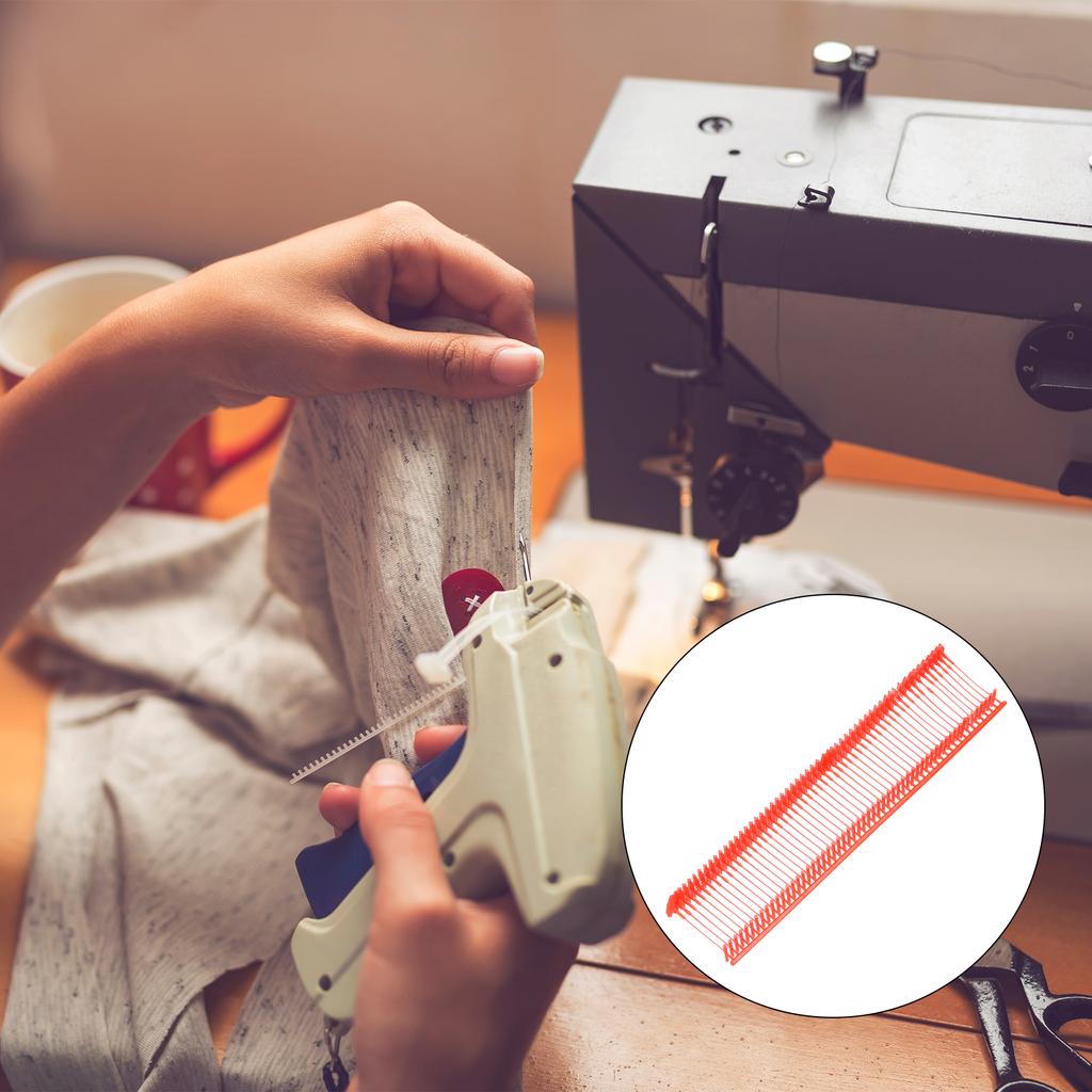 Red Standard Tagging Fasteners Plastic Regular Standard Price Tagging Barbs for Garment Price Tag Label Tagging Barbs