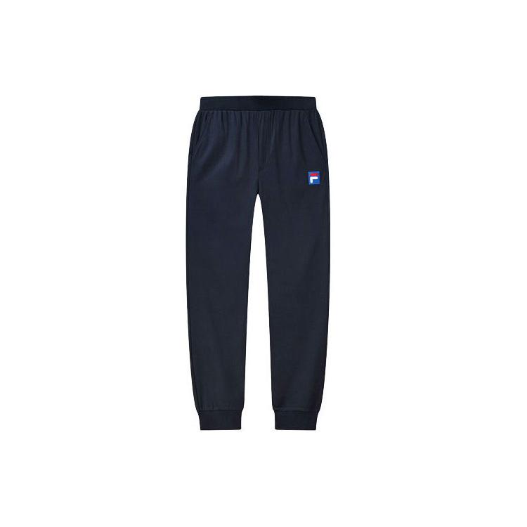 New FILA Knitted Sweatpants Men's Legend Blue F11M128652FNV