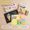 1/6/12 Bucăți Pixuri Desen Popcorn cu Bule DIY Pix Magic Popcorn Embellish Decor Gonflabil 3D Papetărie Graffiti Pentru Copii Crăciun