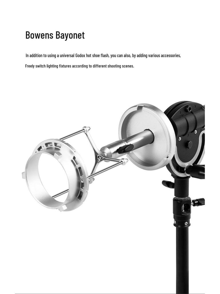 8AMBITFUL Zhijie Deep Parabolic Softbox with Bowens Mount & Magic Arm