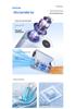 Portable Neck and Waist Fan: Long Battery Life, Strong Wind, Digital Display