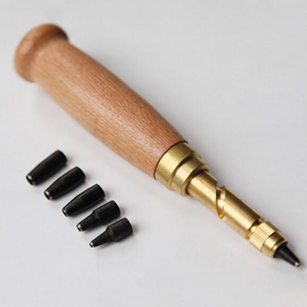 M-Modern-6 Tip Sizes 1.5Mm, 2Mm, 2.5Mm, 3Mm, 3.5Mm, 4Mm Screw Hole Punch/Auto Leather Tool Book Drill Craft Kit