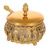Decorative Hollow Out Iron Sugar Bowl With Clear Glass Canister and Spoon Multiuse Spices Jar For Storing Dry Ingredient