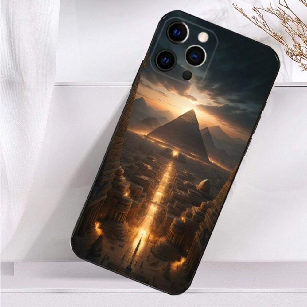 Art A-Ancient E-Egypt Phone Case For iPhone 16,15,14,13,12,11 Plus,Pro Max,XS,X,XR,SE,Mini,8,7 Soft Silicone Black Cover