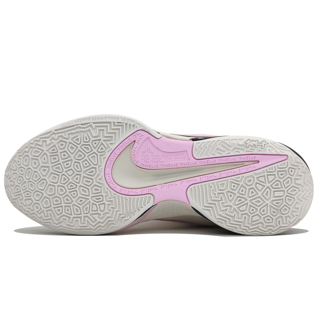 Nike Ja Morant 2 Abrasion Resistant Slip Resistant Low top Basketball Shoes Unisex Warm Cloud Pink FD7327-100(Team400-)