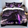 "Dark Warrior Fantasy Decor Set" Bedding Set with 1 Duvet Cover 2 Pillowcases Single Double King Queen Gift