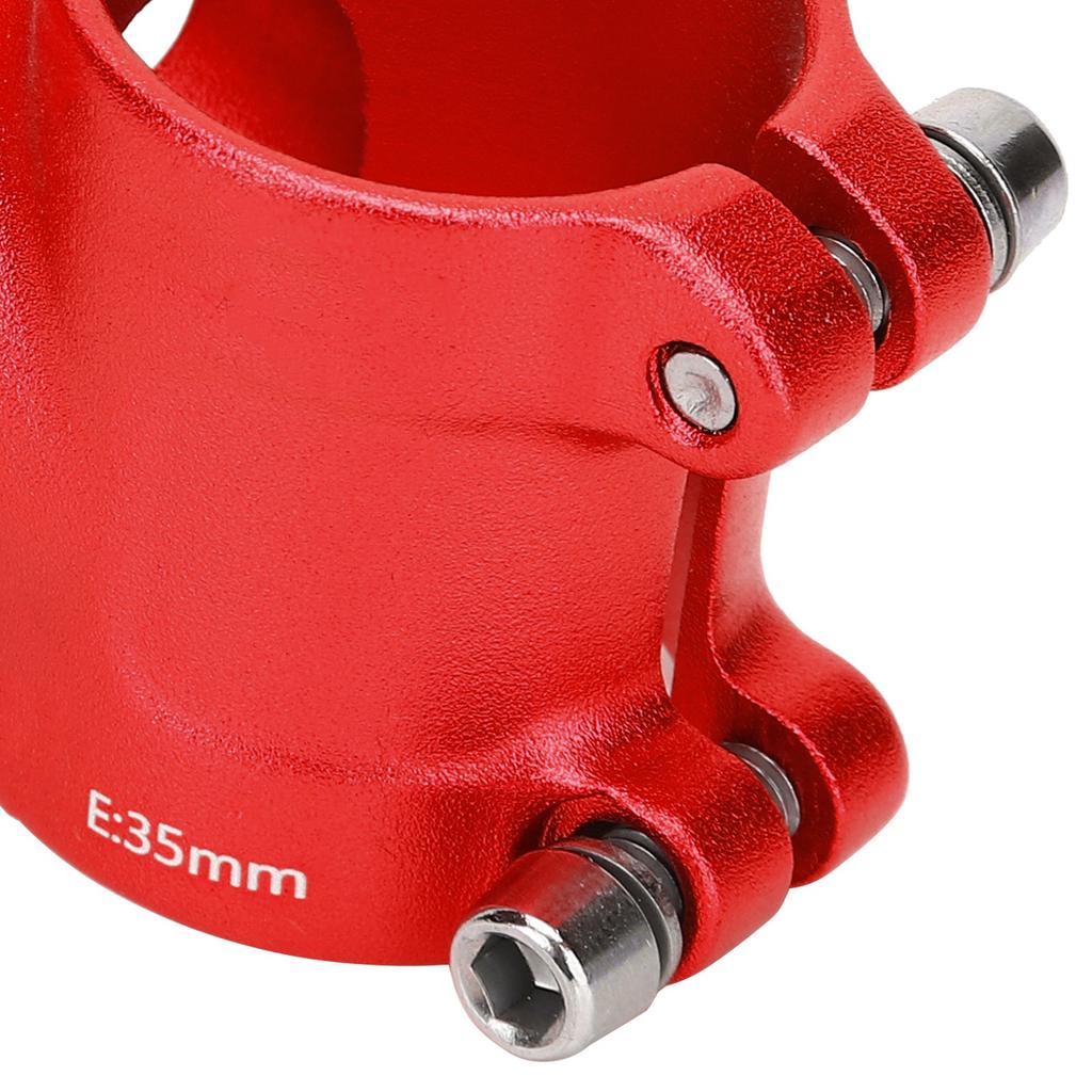 LUNJE 31.8x35mm Bike Handlebar Short Stem Riser Aluminum Alloy   Hollow Stem