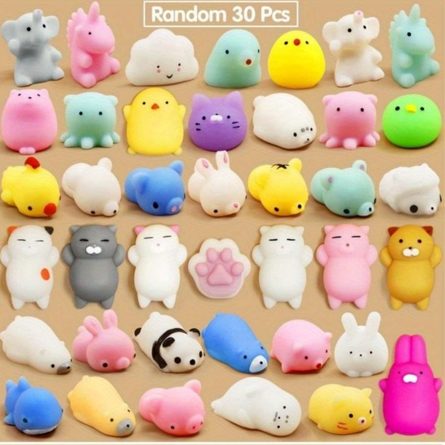 30Pcs Mini Animal  Toy Squeeze Ball Toys Fidget Toys Pinch Kneading Toy Stress Reliever Toys Kid Party Favor