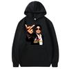 Hot Sale Michael Jackson Middle Finger Graphic Print Hoodie Men Women Retro Gothic Rock Sweatshirt Fashion Pullover Loose Casual Oversized Sweatshirt