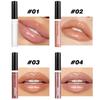 Pearl Fine Flash Lip Glaze Długotrwały Nawilżający Błyszczyk do Ust Płynna Szminka Przezroczysty Olejek do Ust Makijaż Ust Kosmetyki Damskie