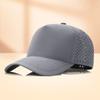 Summer outdoor sunshade quick-drying cap, moving printing embroidery, waterproof laser punching baseball cap