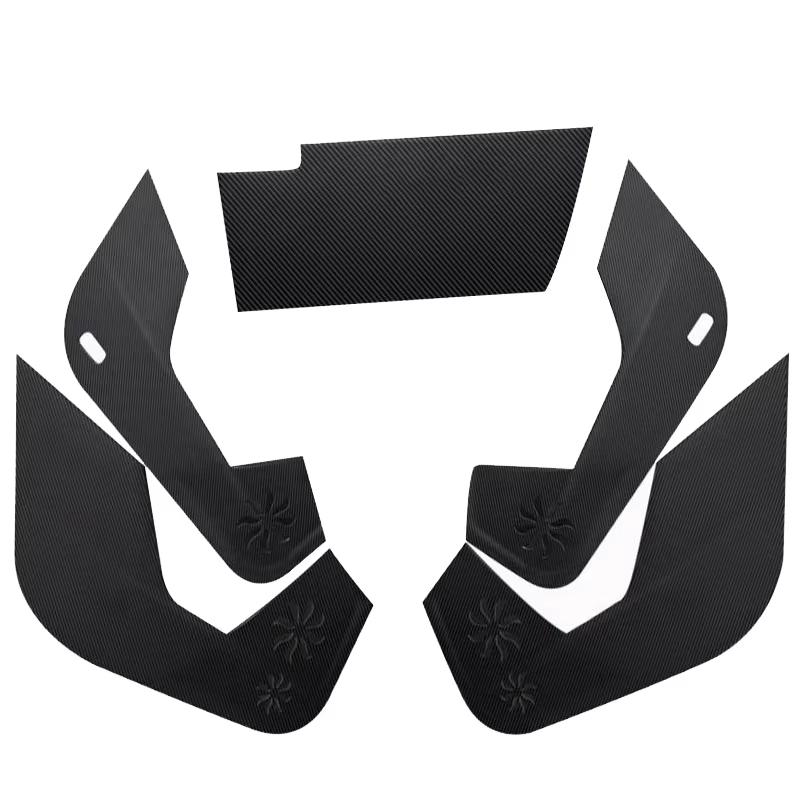 For Skoda Kodiaq 2016-2026 Car Door Anti Kick Pad Leather Protection Sticker Carbon Fiber Scratch Resistant Film Accessories