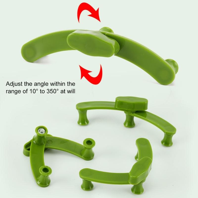 Adjustable Sturdy Plastic Plant Support Clips Suitable For Fruit Trees Bonsais Training Easy Installation No Tools Need