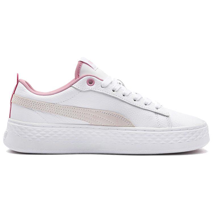 PUMA Smash Platform Low 'White Pale Pink' Women's 366487-08