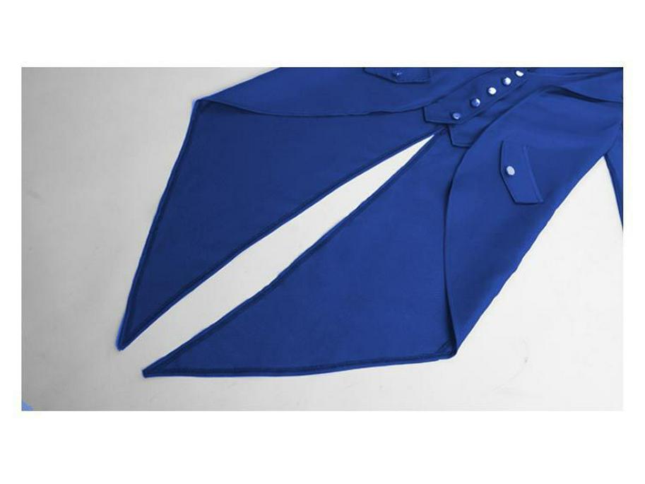 2025Wish Men's Medieval Gothic Swallowtail Coat - European & American Retro Punk Style