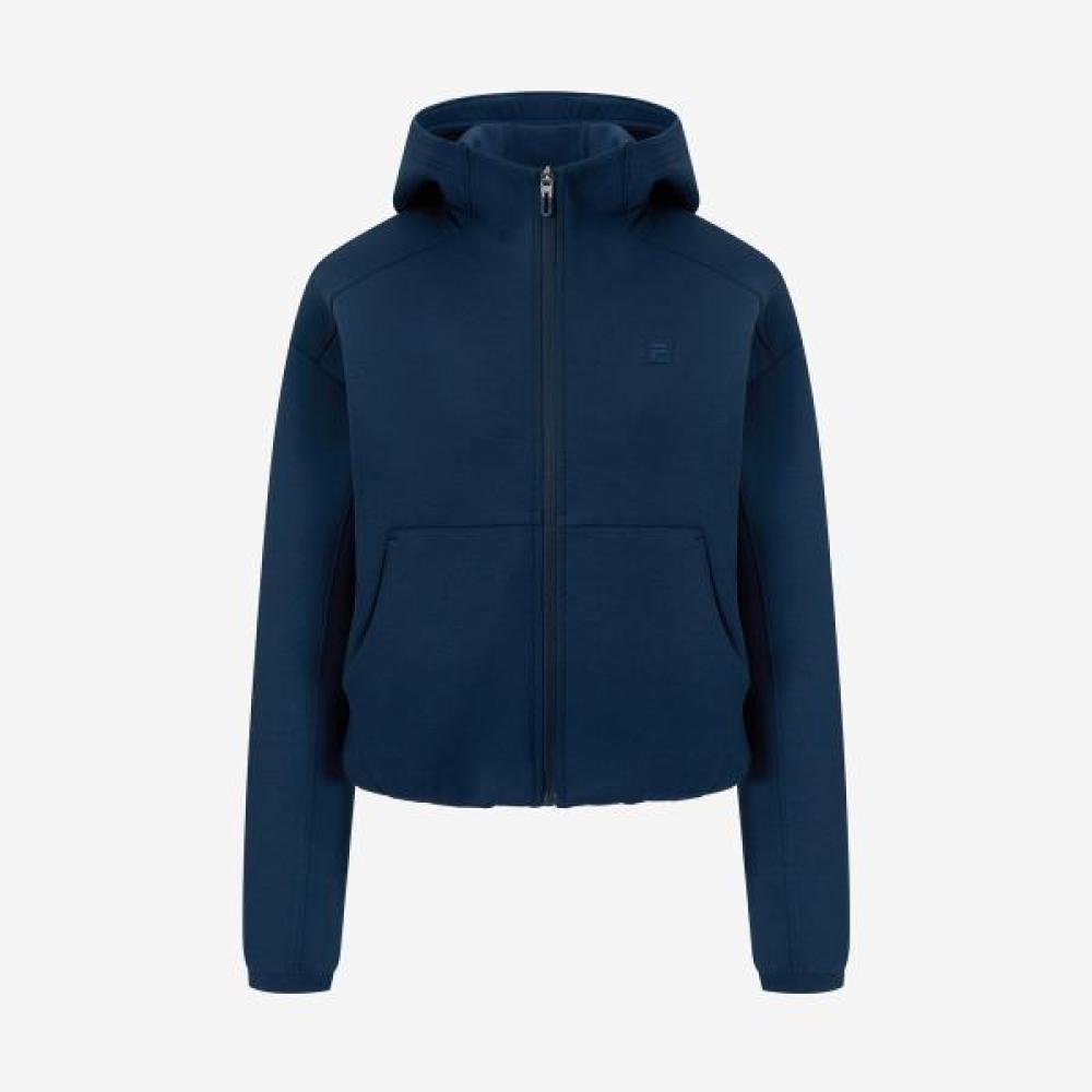 Fila Fitness Hood Jacket Double Knit DARKNAVY/W95