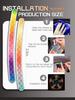 Car Motorcycle Bicycle Wheel Reflective Strip Colorful Hub Stickers Car Styling Decal Sticker Auto Moto Decor Decals Accessories
