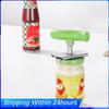 Can Opener Jar Lid Opener Adjustable Manual Can Opening Tool Multifunctional Bottle Opener Helper Stainless Steel for Seniors