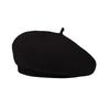 New autumn and winter light board versatile pure wool hat wool knitted hat rabbit plush beret painter bud hat