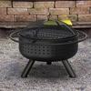 Bio-Mass Fire Bowl Grill Outdoor with Round