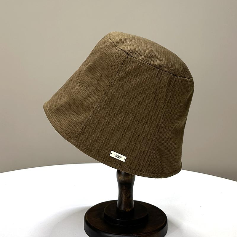 Spring and Autumn Hat Women's New Bucket Hat Fashion Temperament Cover Face Bucket Hat Versatile Show Washbasin Hat Trend