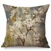 Floral Oil Painting Europe Vibe Home Decor Chair Cushion Cover Cherry Blossoms Garden Cotton Linen Sofa Pillow Case Cojines