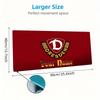 Dynamo Dresden Custom Name Large Size Mouse Pad Large Gaming Table Cushion Non-slip Laptop Tablet Big Mousepad XXL Mat Mini PC Playmat With Lock Edge