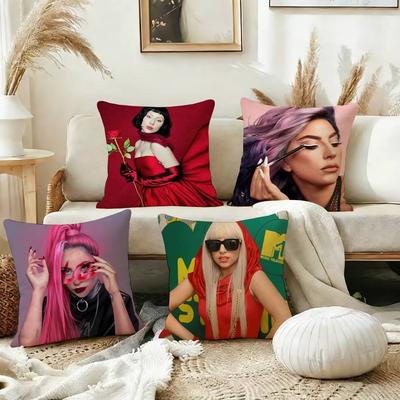LLADY GGAGA MAYHEMes Pillow Case Square DoubleSided Sofa Cushion Cover Bedroom Bedside Pillow