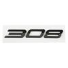 Auto 3D ABS Buchstaben Logo Aufkleber Für Peugeot 208 308 408 508 408X 508L 2024 2025 Auto Kofferraum Alphabet Emblem Abzeichen Aufkleber