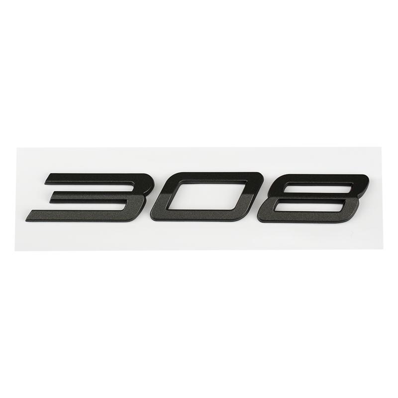 Auto 3D ABS Buchstaben Logo Aufkleber Für Peugeot 208 308 408 508 408X 508L 2024 2025 Auto Kofferraum Alphabet Emblem Abzeichen Aufkleber