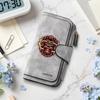 Stylish Tribal Pattern Long Wallet Portable PU Leather Card Holder Durable Daily Use Purse for Men Women 