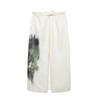 2025 Spring/Summer Women's Tie-Dye High-Waisted A-Line Midi Skirt