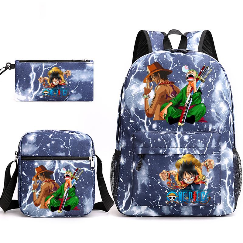 2022 Independent Station Starry Sky 3-piece set ONE PIECE backpack shoulder bag pencil case