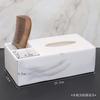 1pc Resin Tissue Box Living Room Desktop Decor Coffee Table Tissue Storage Box Bathroom Decoration Accessories Toilet Utensils