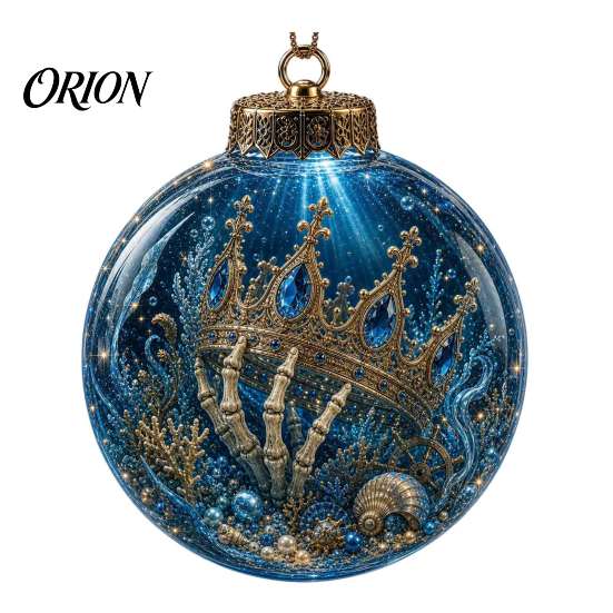Einzigartige Meeresleben Weihnachtsgeschenke Ozean Kugel Ornament, Klar Acryl Leuchtender Seestern Feiertags Tischdeko Hängende Dekoration für Weihnachten