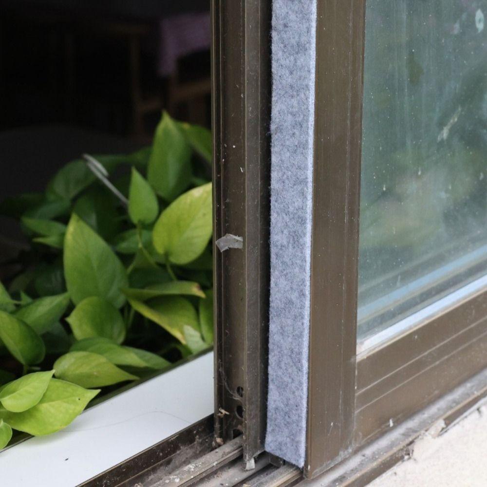 4m Staubdichtes Glas Wasserabsorbierender Aufkleber Filz Fenster Winddicht Klebstoff