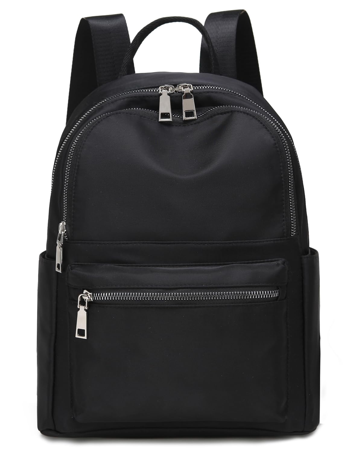 

Женский нейлоновый рюкзак Zhongningyifeng, водоотталкивающий, легкий, большой вместимости, стильный рюкзак с серебряной молнией, идеально подходит для ежедневных поездок,