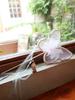 Butterfly Three-Dimensional Flower Mesh Circular Fan Retro Style Long Brush Holder Tassel Photography Dance Temple Fan Female